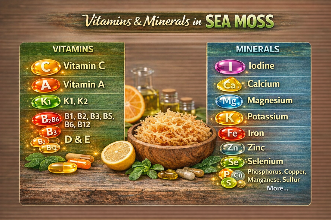 Sea Moss Benefits: The Ultimate Superfood for Vitamins, Minerals & Wellness